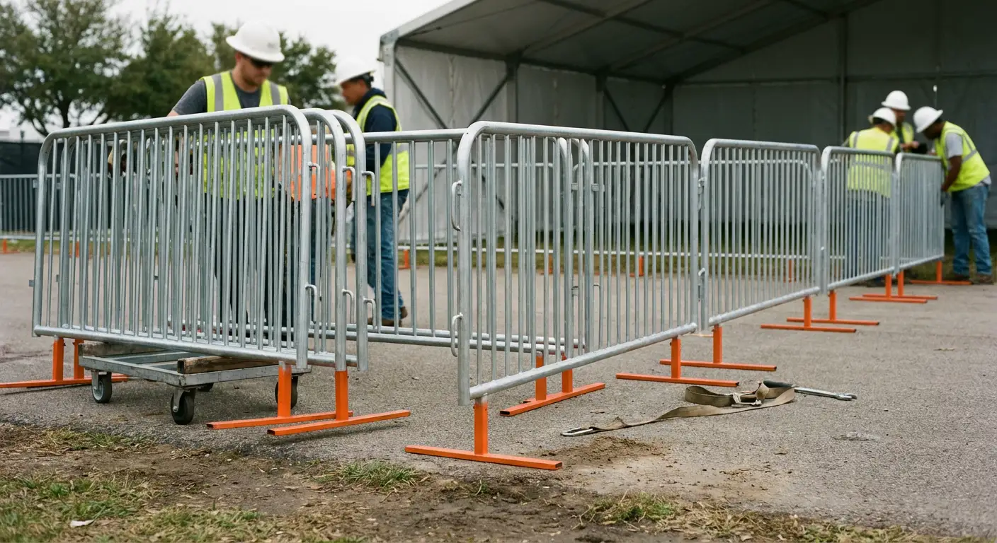 Pedestrian Barricades in Greenwood, IN