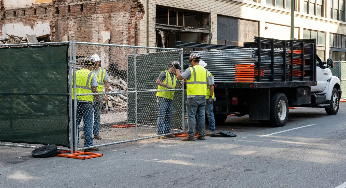 Greenwood fencing logistics and security challenges