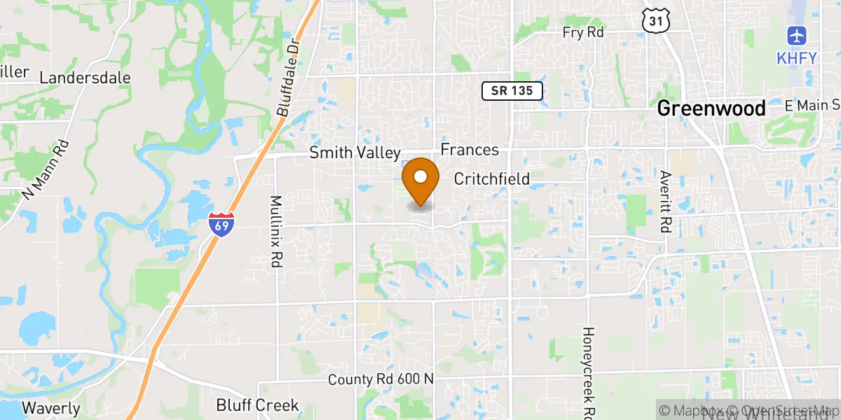  neighborhood map in Greenwood, IN
